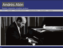 Tablet Screenshot of andresalenmusic.com